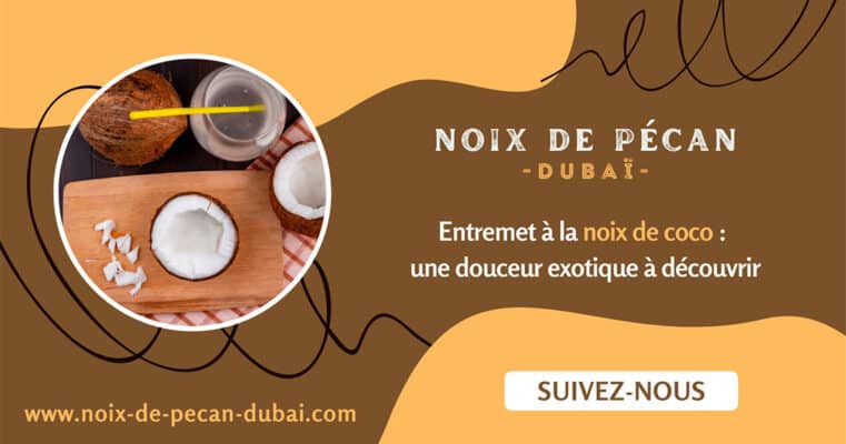 entremet à la noix de coco