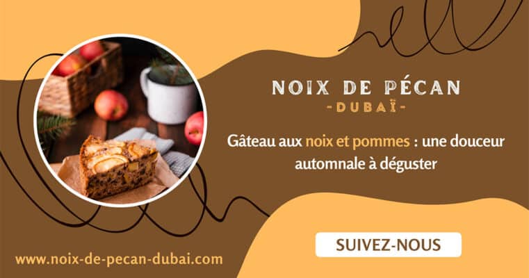 gâteau aux noix et pommes