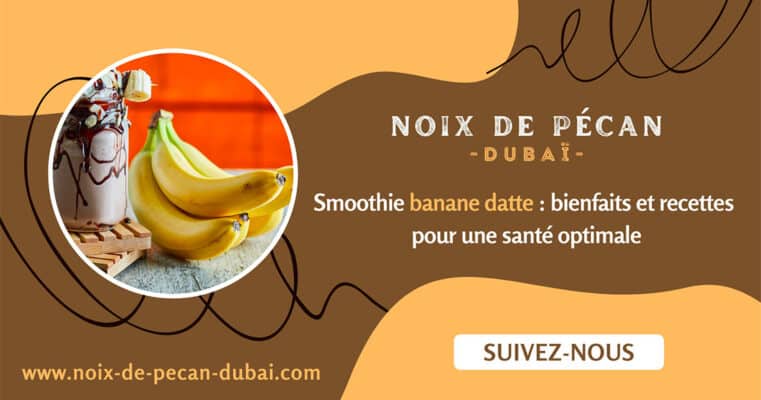 smoothie à la banane et aux dattes